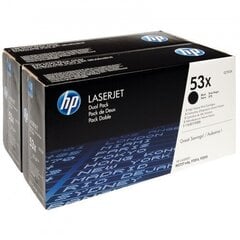 HP Q7553XD № 53X, двойная упаковка, EOL, черный картридж цена и информация | Картридж Actis KH-653CR | hansapost.ee