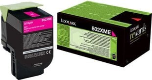 Lexmark 80C2XME (802XM) Toner cartridge, цена и информация | Картриджи и тонеры | hansapost.ee