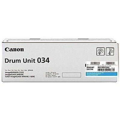 CANON Drum Unit 034 Cyan for iR C1225iF hind ja info | Laserprinteri toonerid | hansapost.ee