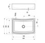 Pinnapealne valamu Ravak Formy 02, 60x41 cm hind ja info | Vannitoa valamud, kraanikausid | hansapost.ee