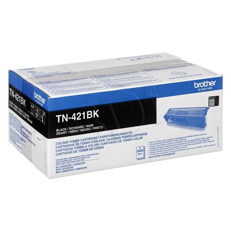 Brother TN421BK Toner cartridge, Black цена и информация | Laserprinteri toonerid | hansapost.ee