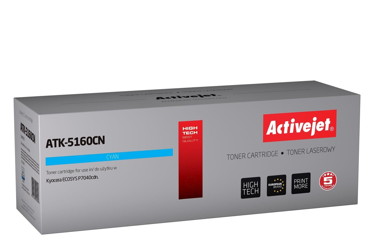 Activejet toner do Kyocera TK-5160C new ATK-5160CN цена и информация | Laserprinteri toonerid | hansapost.ee