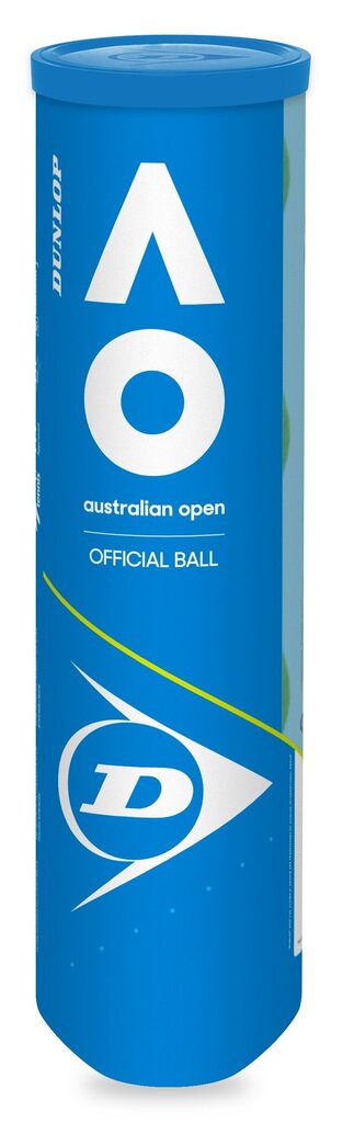 Tennisepallid Dunlop Australian Open UpperMid ITF, 4 tk. hind ja info | Välitennise tooted | hansapost.ee