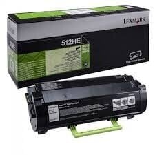 Printerikassett Lexmark 512HE Return (51F2H0E), must цена и информация | Laserprinteri toonerid | hansapost.ee