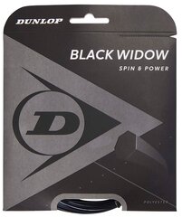 Струны для тениса Dunlop Black Widow чёрная 16G/12m/1,26mm цена и информация | Dunlop Товары для спорта | hansapost.ee
