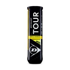 Теннисный мяч Dunlop TOUR BRILLIANCE UpperMid 4-tube ITF цена и информация | Dunlop Теннис | hansapost.ee