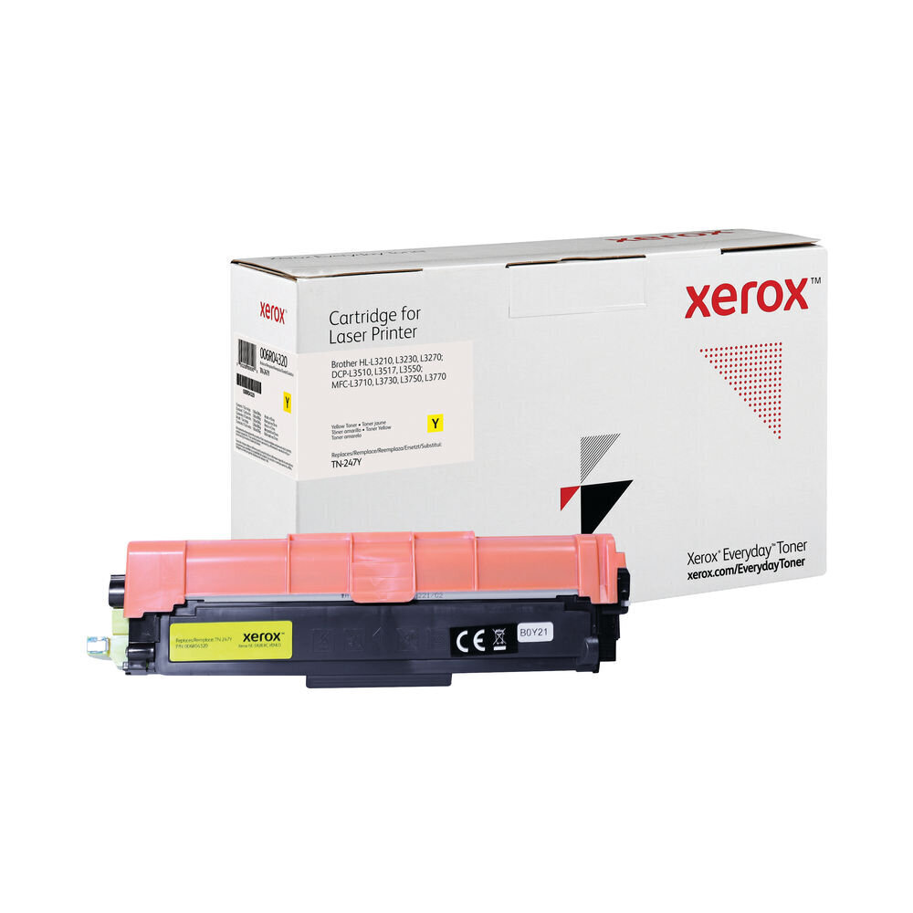 Xerox Everyday High Yield toner cartridge (alternative for: Brother TN247Y), kollane price and information | Laserprinteri toonerid | hansapost.ee