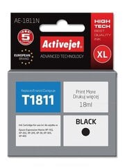 Картридж для струйных принтеров Activejet AE-1811N для Epson T1811, XL, 18 мл, черный цена и информация | Картриджи для струйных принтеров | hansapost.ee