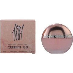 Naiste parfüüm 1881 Cerruti EDT: Maht - 30 ml hind ja info | Cerruti Parfüümid, lõhnad ja kosmeetika | hansapost.ee