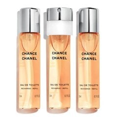 Chanel Chance EDT naistele 3x20 ml hind ja info | Chanel Parfüümid, lõhnad ja kosmeetika | hansapost.ee