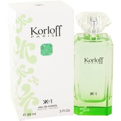 Korloff Green Diamond EDT naistele, 88 ml hind ja info | Korloff Parfüümid, lõhnad ja kosmeetika | hansapost.ee
