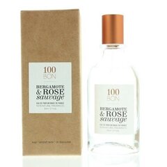 Parfüümvesi naistele 100BON EDP Bergamott ja roos 50ml hind ja info | Parfüümid naistele | hansapost.ee