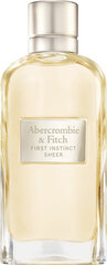 Parfüümvesi Abercrombie & Fitch First Instinct Sheer EDP naistele 100 ml hind ja info | Abercrombie & Fitch Parfüümid, lõhnad ja kosmeetika | hansapost.ee