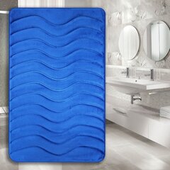 Коврик для ванной комнаты Memory foam "Benedomo" 50x80 LZ-19 Deep blue цена и информация | Аксессуары для ванной комнаты | hansapost.ee