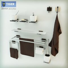 Topelt rätikuhoidja vannituppa „Tiger Zenna Wenge“ цена и информация | Аксессуары для ванной комнаты | hansapost.ee