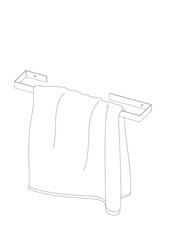 Deante käterätikuivati Mokko ADM A621, 60 cm, valge matt цена и информация | Аксессуары для ванной комнаты | hansapost.ee