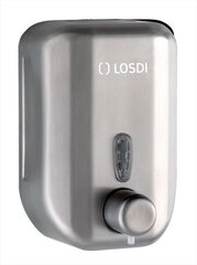 Дозатор жидкого мыла 700 мл LOSDI «Inox Satin Blinder» цена и информация | Аксессуары для ванной комнаты | hansapost.ee