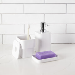 Контейнер для зубных щеток, белый цена и информация | Аксессуары для ванной комнаты | hansapost.ee