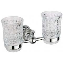 Mexen Estela двойной стакан с держателем, хром цена и информация | Аксессуары для ванной комнаты | hansapost.ee