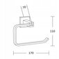 Tualettpaberihoidja Mexen Vane, gold цена и информация | Vannitoa aksessuaarid | hansapost.ee