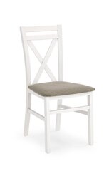 Комплект из 2 стульев Halmar Dariusz, белый/серый цена и информация | Стулья для кухни и столовой | hansapost.ee