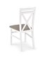 2 tooli komplekt Halmar Dariusz, valge/hall hind ja info | Köögitoolid, söögitoolid | hansapost.ee