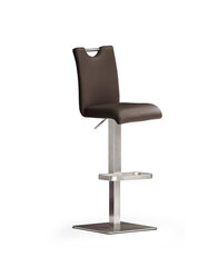 Барный-полубарный стул Bardo 3, натуральная кожа, коричневый цена и информация | Стулья для кухни и столовой | hansapost.ee