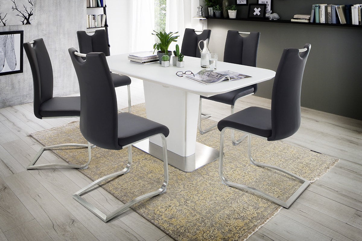 2 tooli komplekt Artos 2, helepruun hind ja info | Köögitoolid, söögitoolid | hansapost.ee