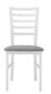 2- tooli komplekt Marynarz-2, hall/valge hind ja info | Köögitoolid, söögitoolid | hansapost.ee