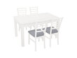 2- tooli komplekt Marynarz-2, hall/valge hind ja info | Köögitoolid, söögitoolid | hansapost.ee