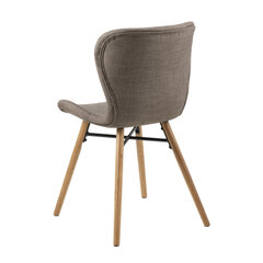 2 tooli komplekt Batilda A1, pruun/tamm hind ja info | Köögitoolid, söögitoolid | hansapost.ee