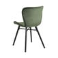 2 tooli komplekt Batilda A1, roheline/must цена и информация | Köögitoolid, söögitoolid | hansapost.ee