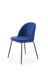 2-tooli komplekt K314, sinine/must hind ja info | Köögitoolid, söögitoolid | hansapost.ee