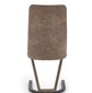 2 tooli komplekt K338, pruun/must цена и информация | Köögitoolid, söögitoolid | hansapost.ee