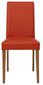2-tooli komplekt Blake, punane/tamme värv цена и информация | Köögitoolid, söögitoolid | hansapost.ee