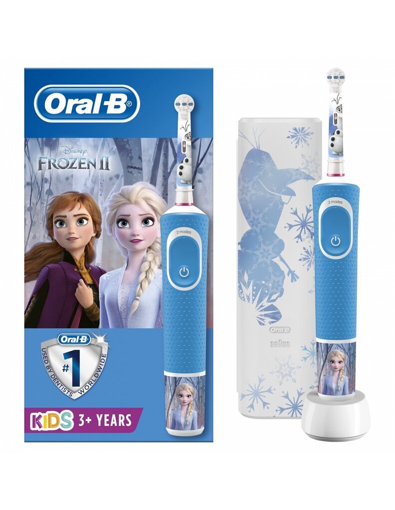 Oral-B Vitality D100 Frozen plasttopsiga цена и информация | Elektrilised hambaharjad | hansapost.ee