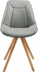 Комплект из 2-х стульев Mel, серого цвета цена и информация | Стулья для кухни и столовой | hansapost.ee