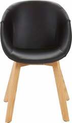Комплект из 2 стульев Baxter, черный цена и информация | Стулья для кухни и столовой | hansapost.ee