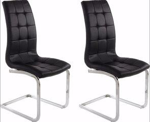 Комплект из 2 х стульев Bruno, черный цена и информация | Стулья для кухни и столовой | hansapost.ee