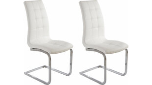 Набор их 2-х стульев Bruno, белый цена и информация | Стулья для кухни и столовой | hansapost.ee