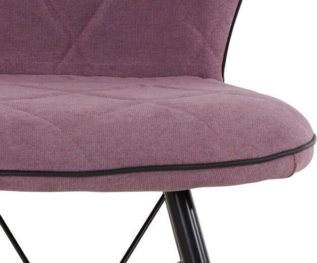 2-tooli komplekt Notio Living Viola, lilla цена и информация | Köögitoolid, söögitoolid | hansapost.ee
