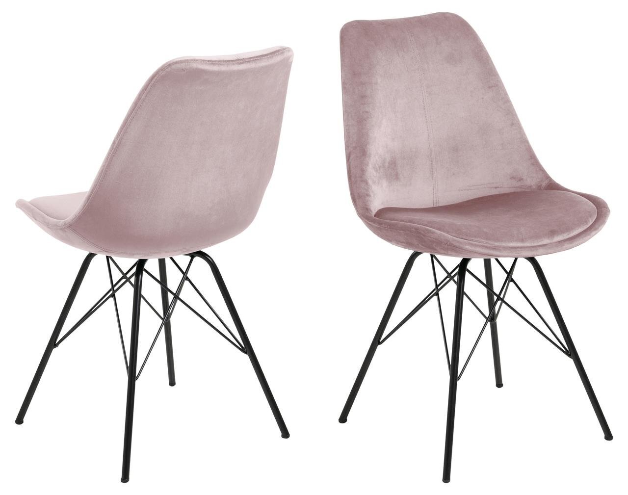 2 tooli komplekt Eris, roosa цена и информация | Köögitoolid, söögitoolid | hansapost.ee