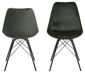 2 tooli komplekt Eris, roheline цена и информация | Стулья для кухни и столовой | hansapost.ee