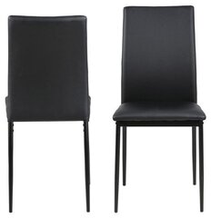 4 tooli komplekt Demina, must hind ja info | Köögitoolid, söögitoolid | hansapost.ee
