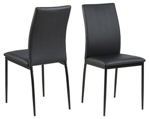 4 tooli komplekt Demina, must hind ja info | Köögitoolid, söögitoolid | hansapost.ee