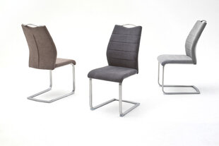 Комплект из 2 стульев MC Akcent Ferrera, темно-серый цена и информация | Стулья для кухни и столовой | hansapost.ee