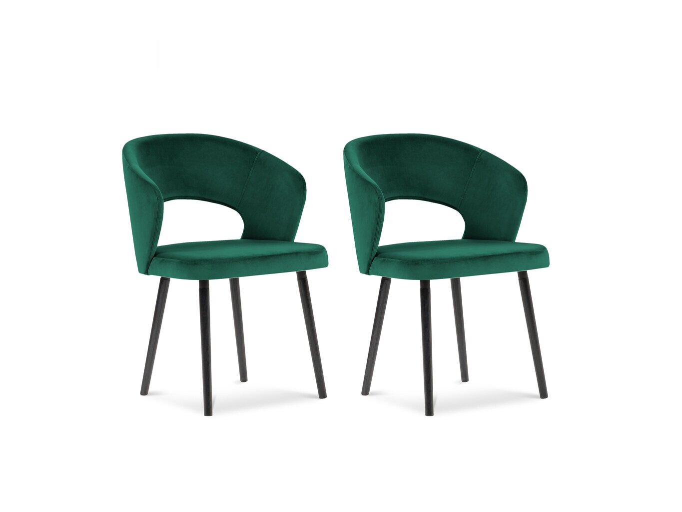 2 tooli komplekt Windsor and Co Elpis, tumeroheline цена и информация | Köögitoolid, söögitoolid | hansapost.ee