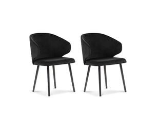 Набор из 2 стульев Windsor and Co Nemesis, черный цена и информация | Стулья для кухни и столовой | hansapost.ee