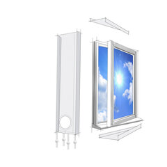 Lifetime Air universaalsed aknatihendid mobiilsetele kliimaseadmetele hind ja info | Konditsioneerid, kliimaseadmed | hansapost.ee
