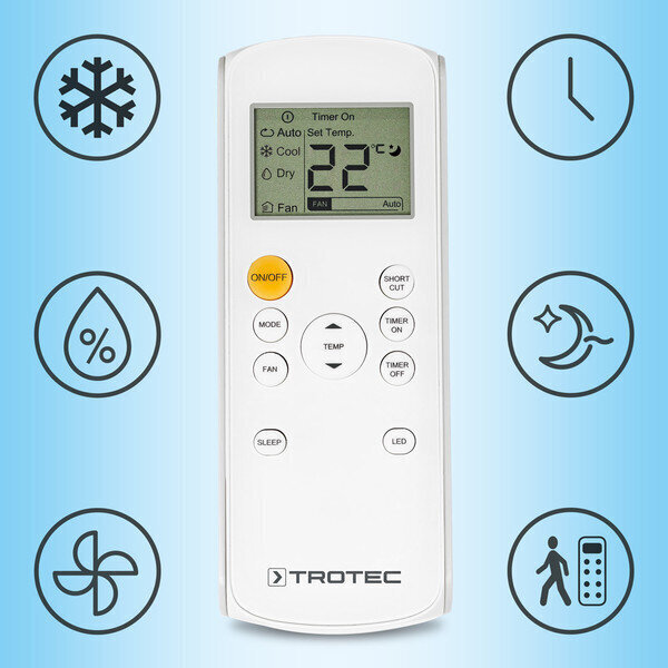 Mobiilne kliimaseade Trotec PAC 2100 X (jahutab, kuivatab ja ventileerib) hind ja info | Konditsioneerid, kliimaseadmed | hansapost.ee